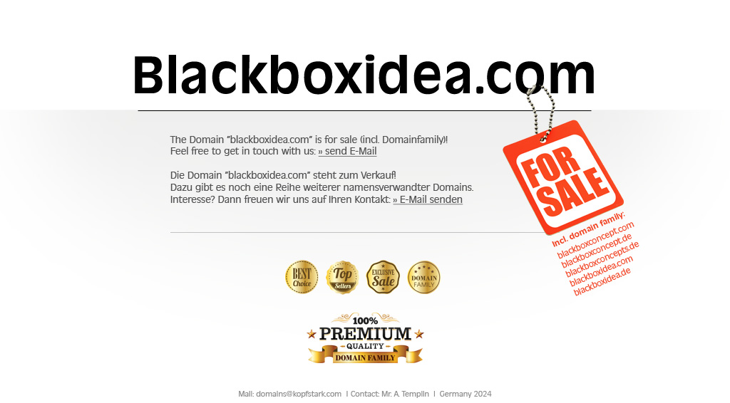 Backboxidea.com is for sale
